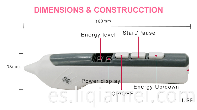 Máquina de eliminación de topo de etiqueta de piel Plasma Plasma Pen Pen Belleza Equipo de belleza Máquina de eliminación de moteos